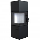 Печь-камин Quadroom, черная сталь (Defro-Home) 9,6кВт Печь-камин Quadroom, черная сталь (Defro-Home) 9,6кВт