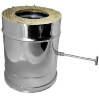 Задвижка повортная V50R с изол (AISI-321/0,8-AISI-304/0,5) d-250/350 (Вулкан-Cerablanket)