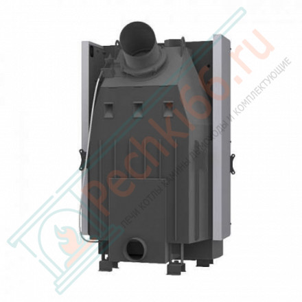 Топка Вега 800 B принтинг черный шамот (Экокамин)