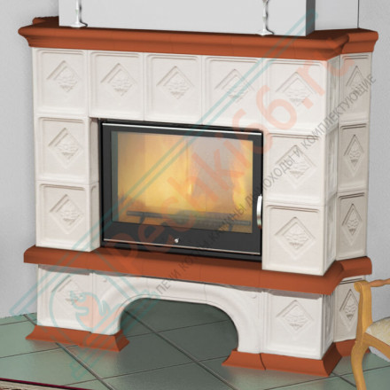 Облицовка Унисон 700, белый, терракотовый (Мета)