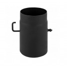 Труба L=250 с шибером, черная d-130 (Darco)