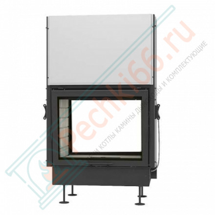 Топка ВЕГА 800 TB туннельная черный шамот (Экокамин)