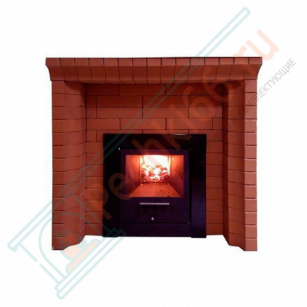 Портал для печей красный Фигурный кирпич (Россия)