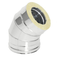 Отвод Термо 45° ОТ-Р (304-0.8/304) d-150/250 (ТиС Стандарт)