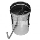 Шибер-поворотный (НЕРЖ-430/1,0) d-115 (Ferrum HF Plus) Шибер-поворотный (НЕРЖ-430/1,0) d-115 (Ferrum HF Plus)