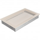 Решётка вентиляционная каминная бежевая 220х370 22/37K (Kratki)