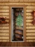 Стеклянная дверь для бани и сауны Престиж фотопечать А007 (DoorWood)